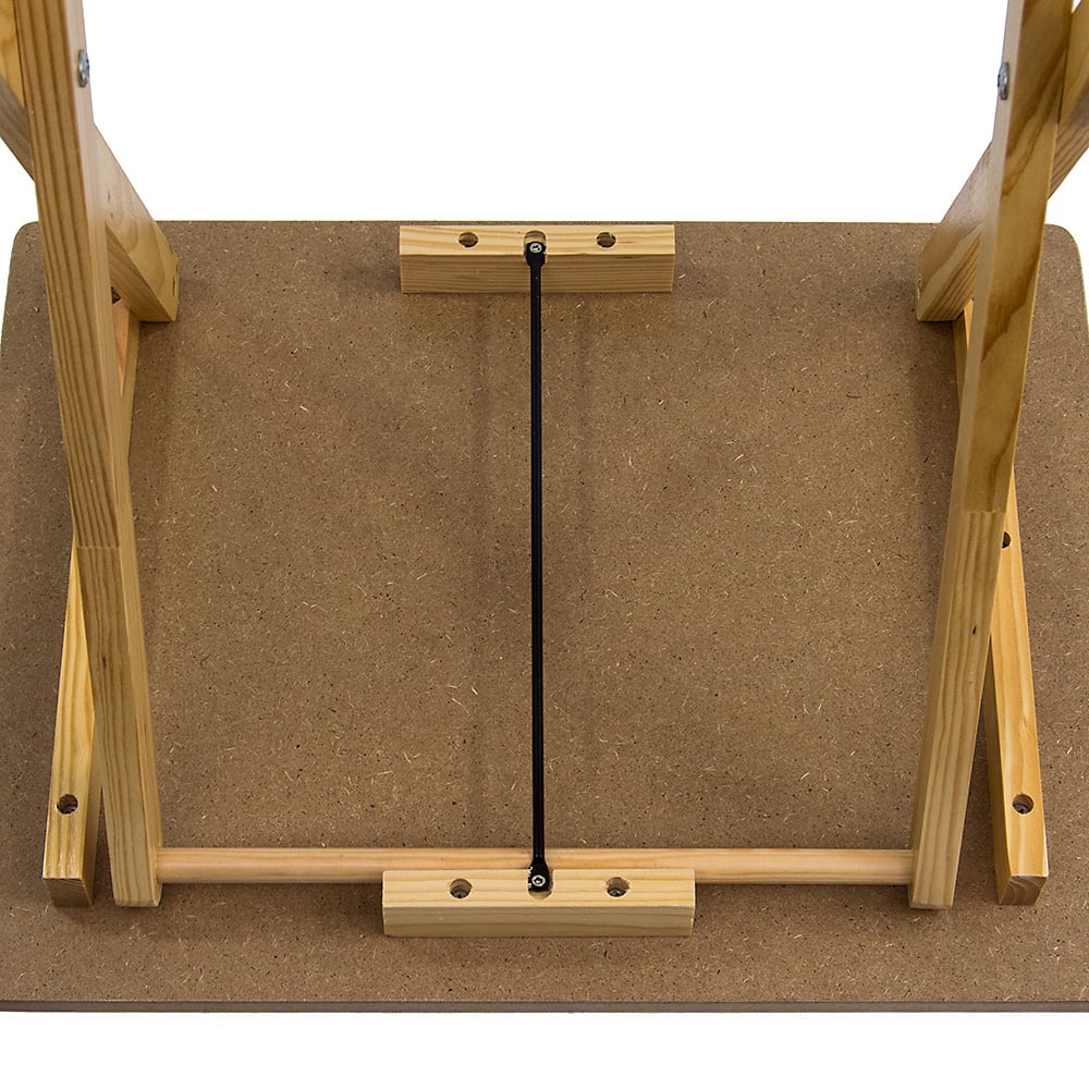 Home Vida Folding Snack Table Natural Pine Image 4