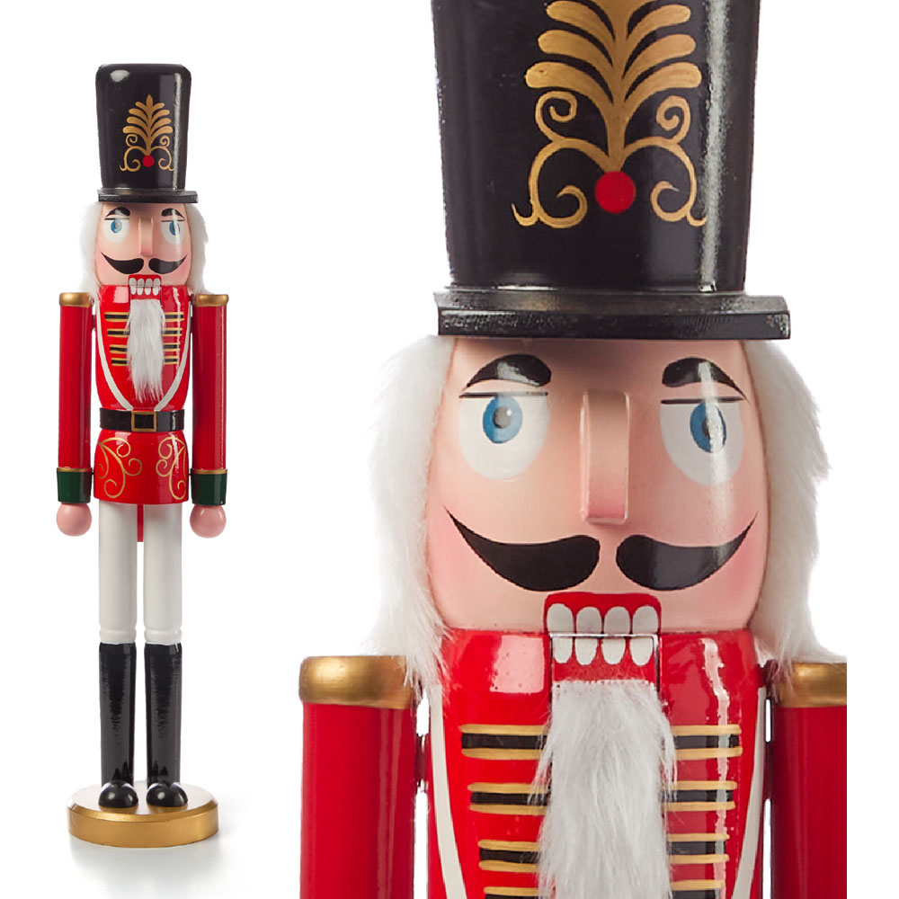 The Christmas Workshop Traditional Wooden Nutcracker 60cm Image 3