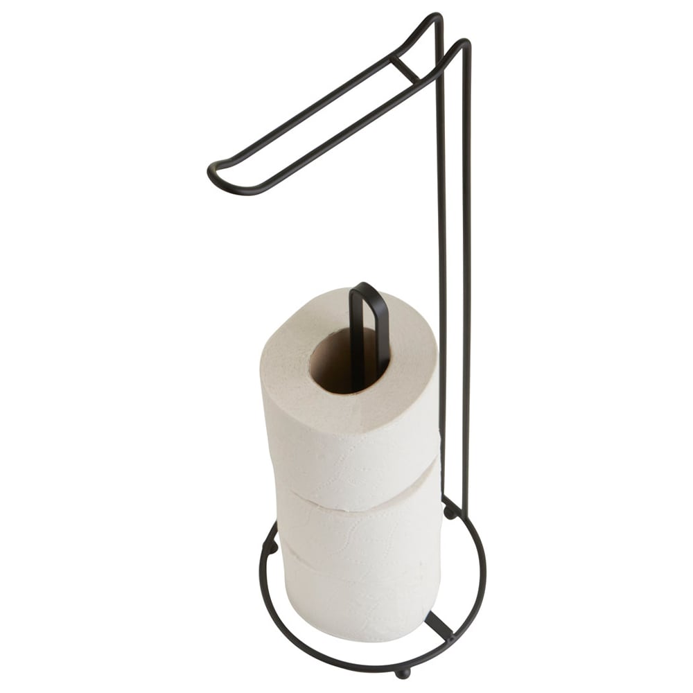 Wilko Matt Black Toilet Roll Holder Wilko