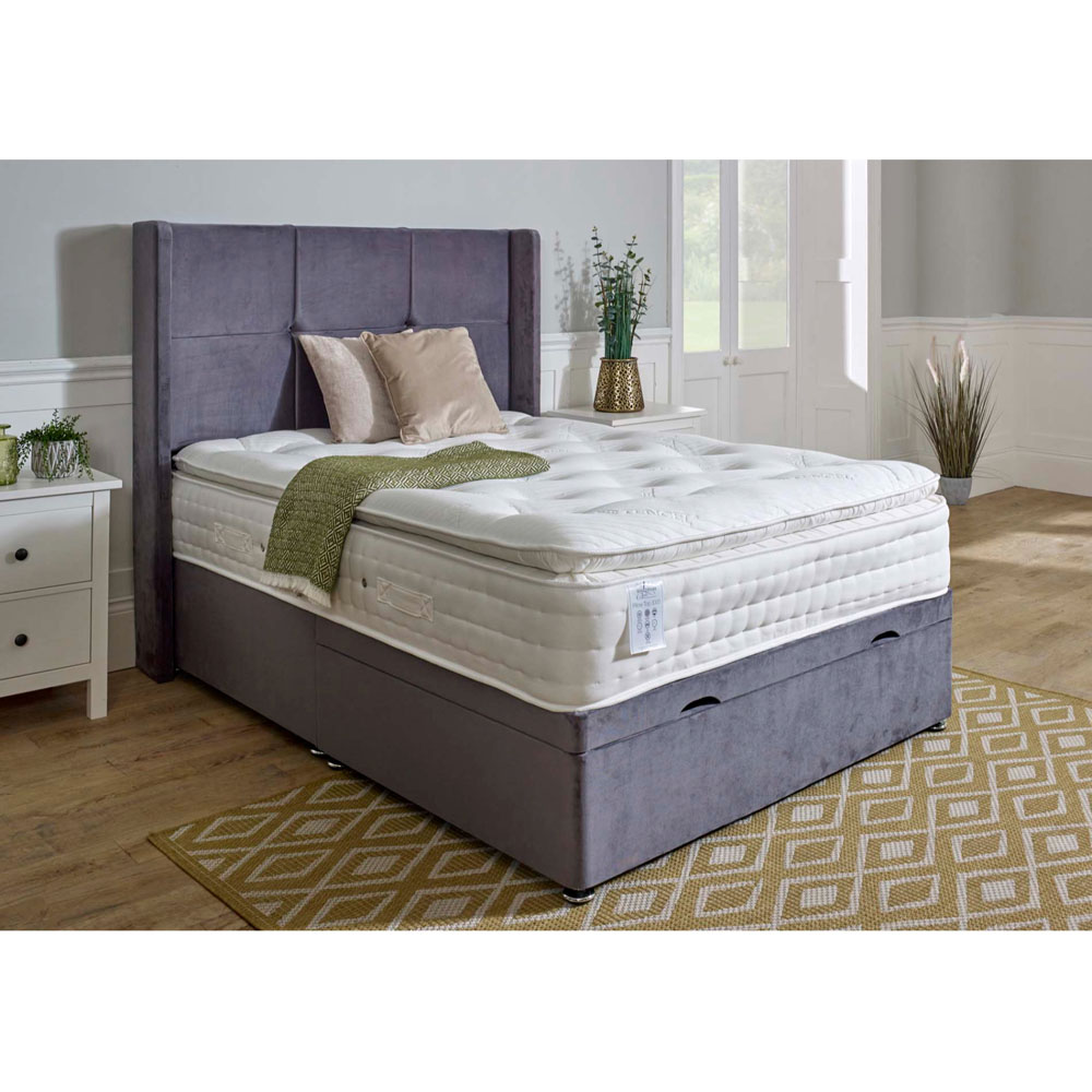 Eleganza Home Pillow Top King Size 3000 Pocket Medium Mattress Image 2