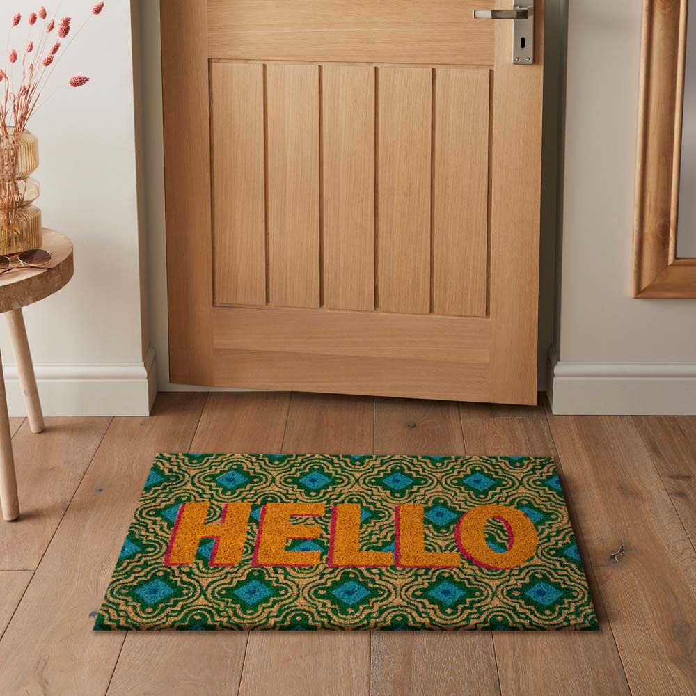 Astley Multicolour Coir Doormat 40 x 60cm Image 4
