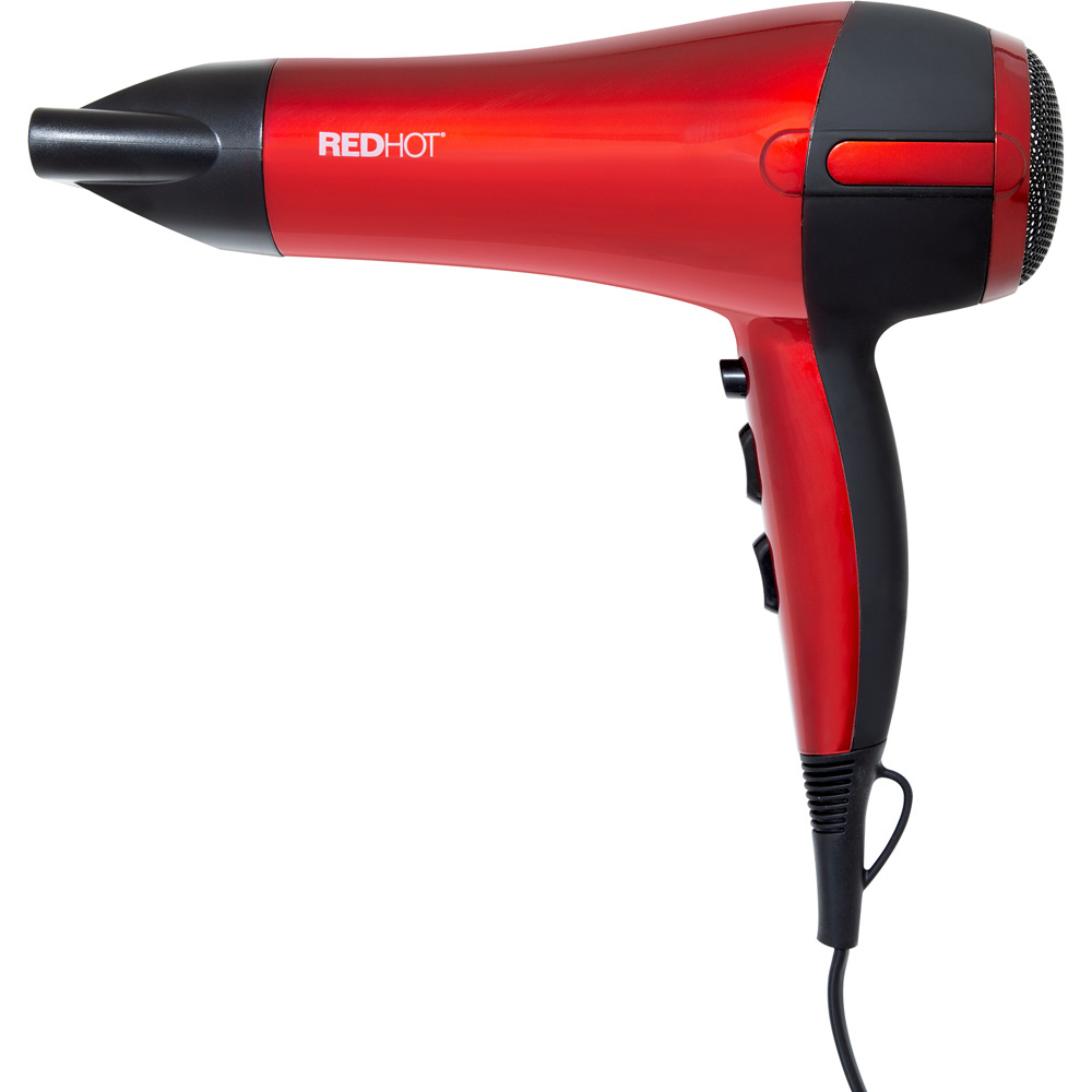 Red Hot Red Professional Hair Dryer Image 1
