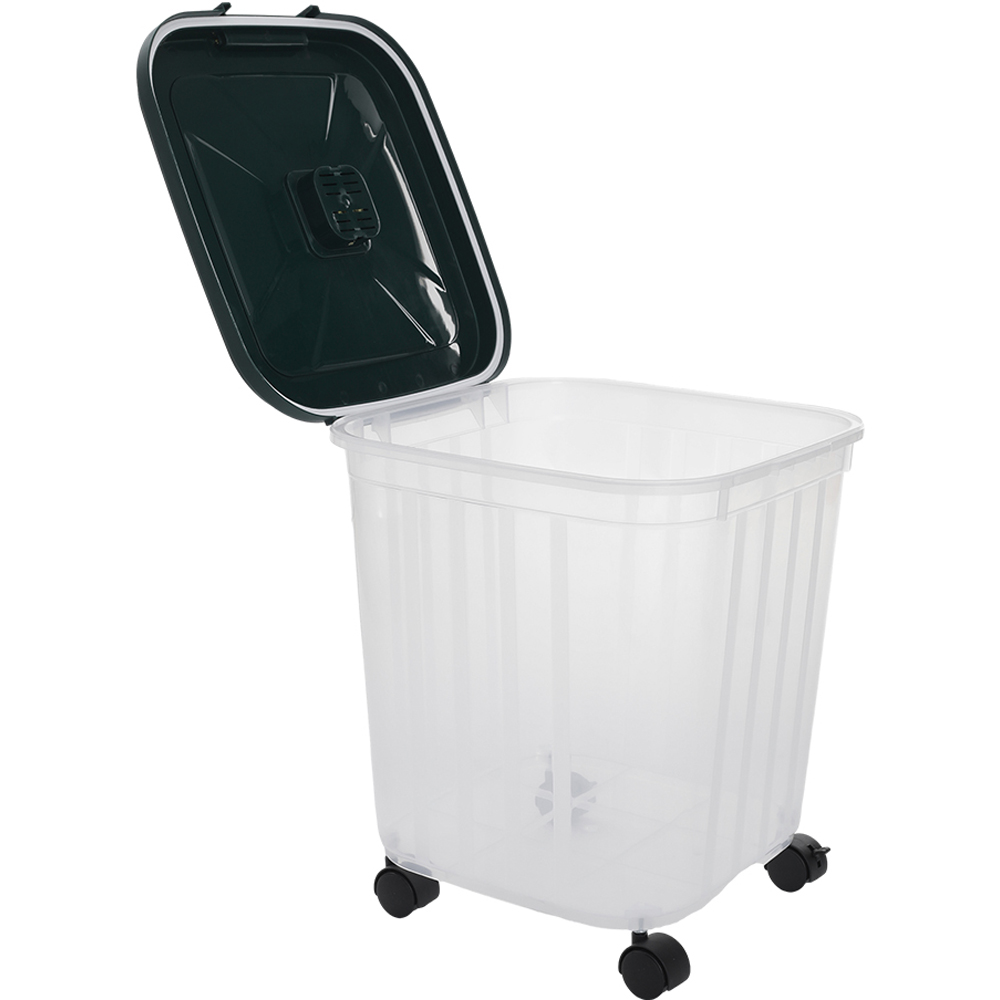 H&O Direct Large Airtight Pet Food Storage Container with Wheels Image 3