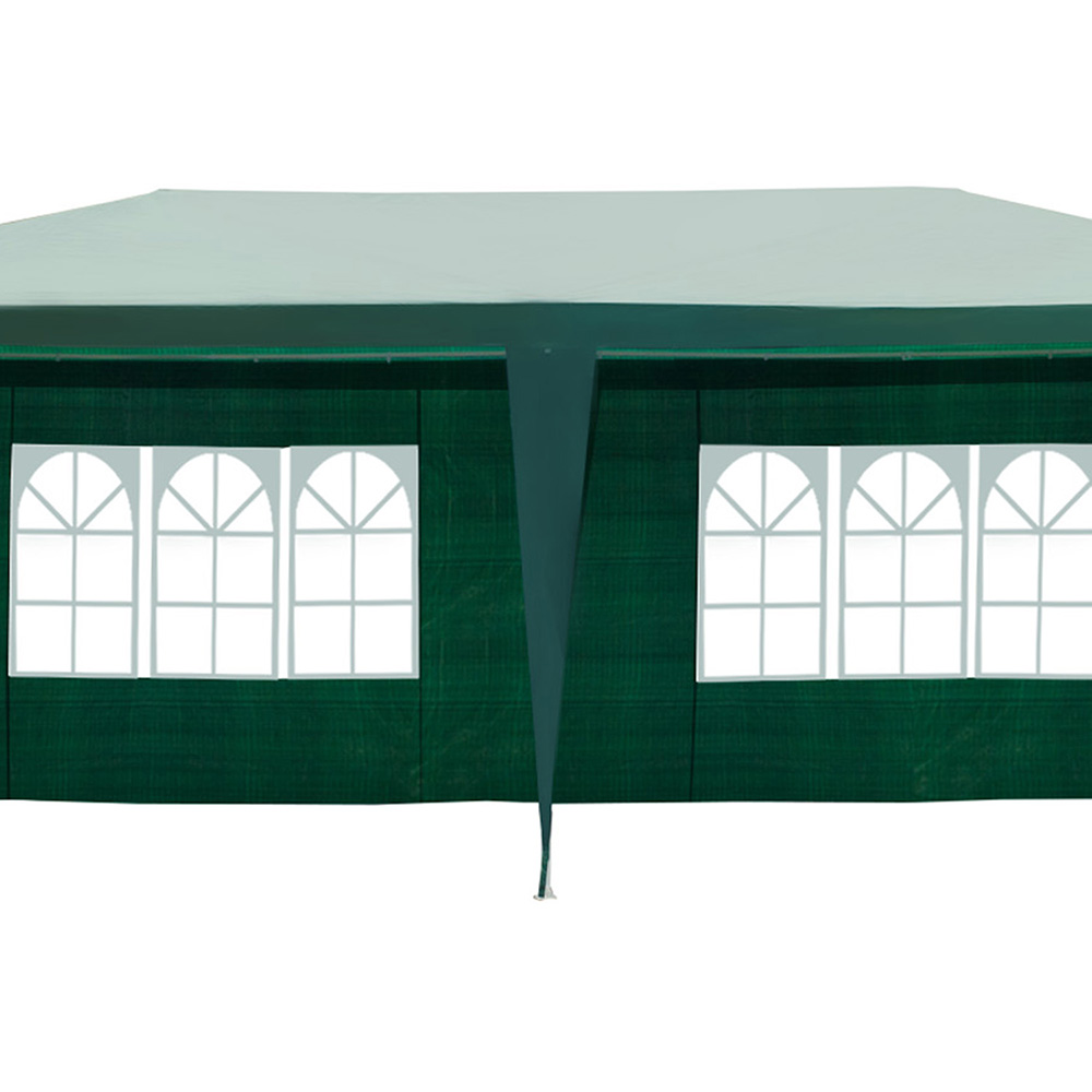Outsunny 6 x 3m Green Canopy Gazebo with Sides Image 3
