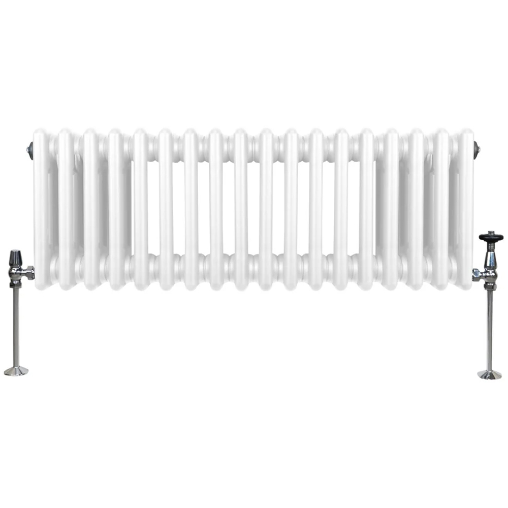 Monster Shop 2501 BTU White Traditional 3 Column Radiator 300 x 832mm Image 1