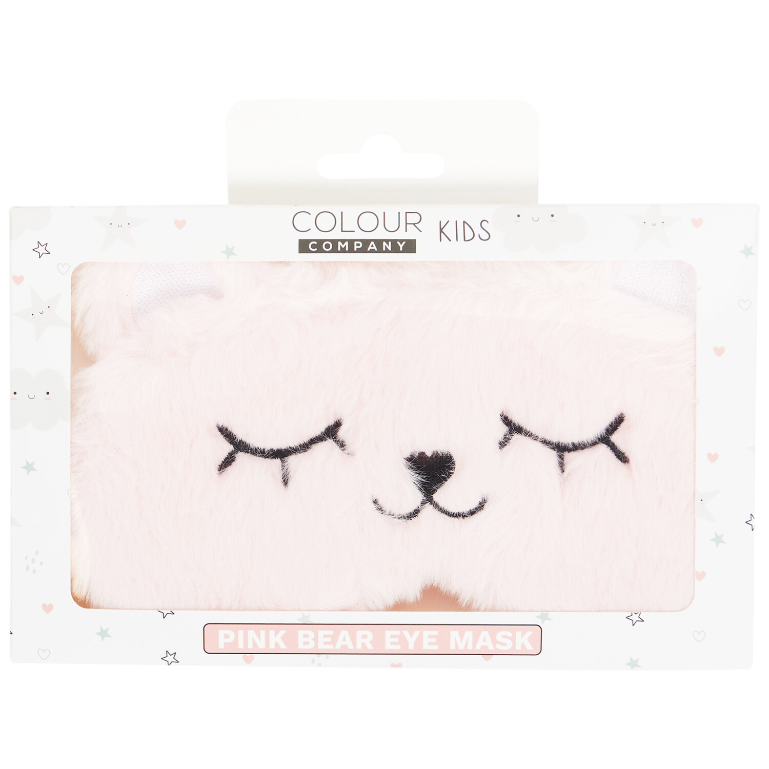 Kids Bear Eye Mask - Pink Image 1