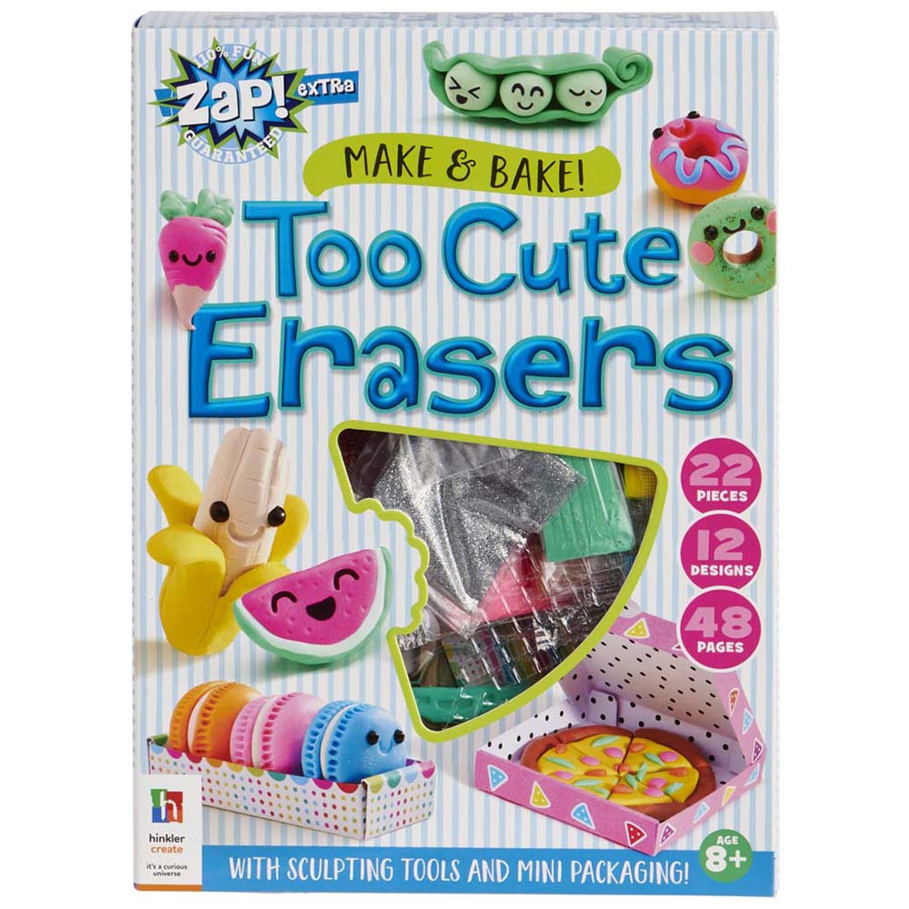 Curious Universe Make Bake and Play Too Cute Erasers Image 2