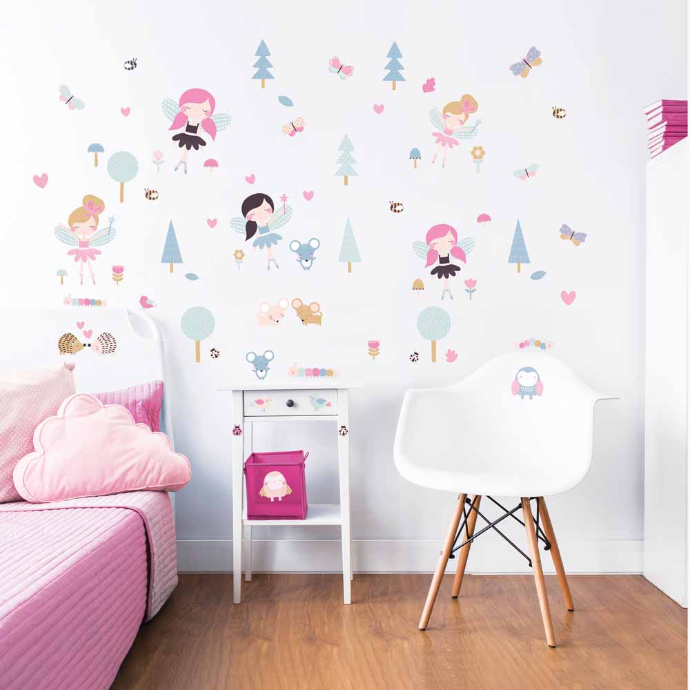 Walltastic My Woodland Friends Wall Stickers Décor Kit 63 Pack Image 1