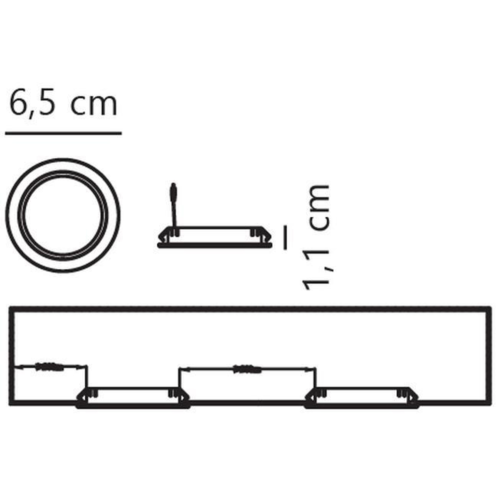 Nordlux Cambio Aluminium Recessed Spotlight 3 Pack Image 3