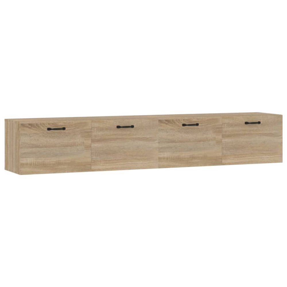 vidaXL 2 Door Sonoma Oak Wall Cabinet Set of 2 Image 2