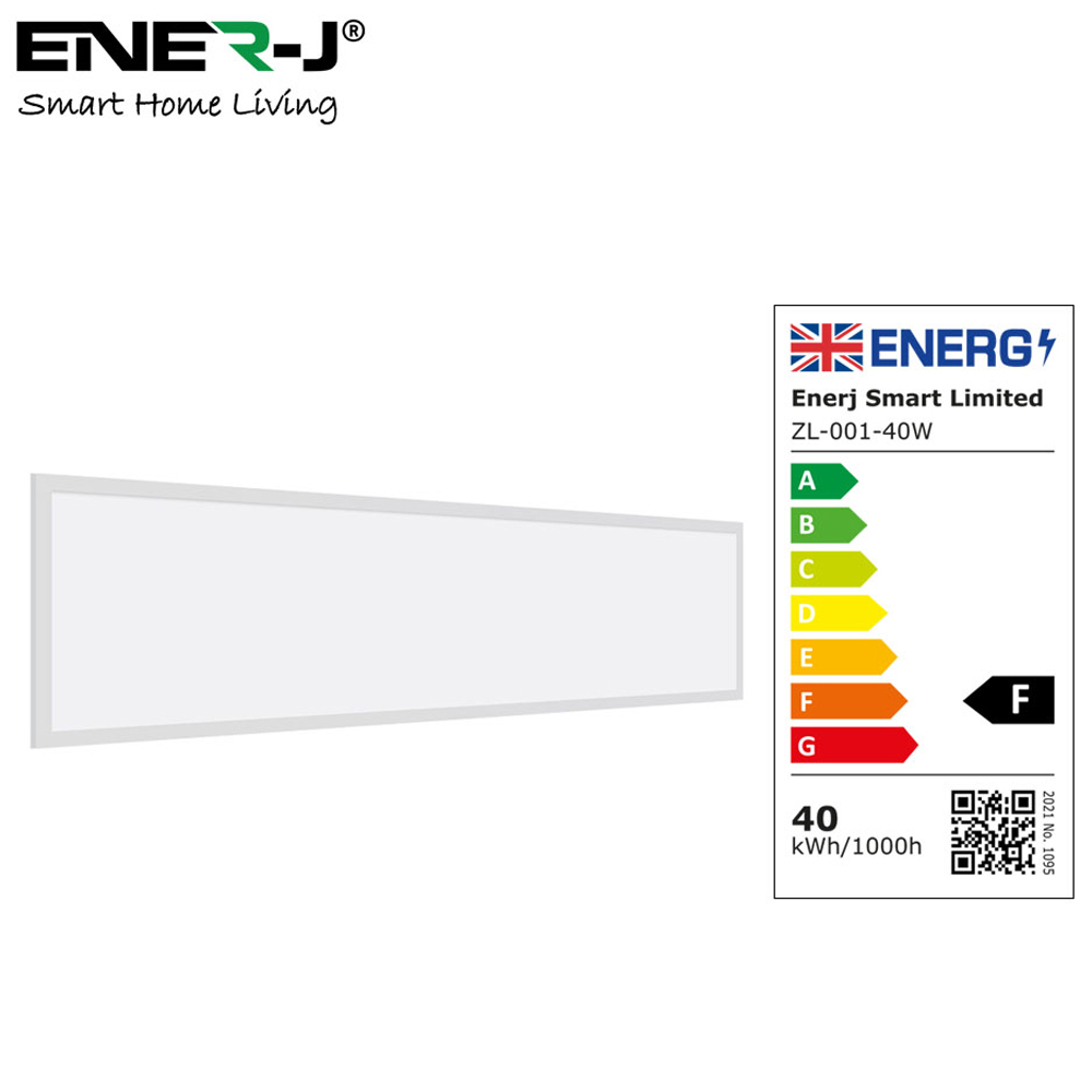 ENER-J 6500K Backlit Panel Ceiling Lights 1195 x 295mm 2 Pack Image 6