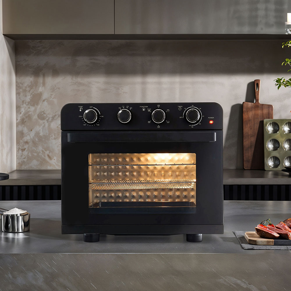 Living and Home Black Multifunction Knobs Control 36L Air Fryer Oven 1800W Image 6