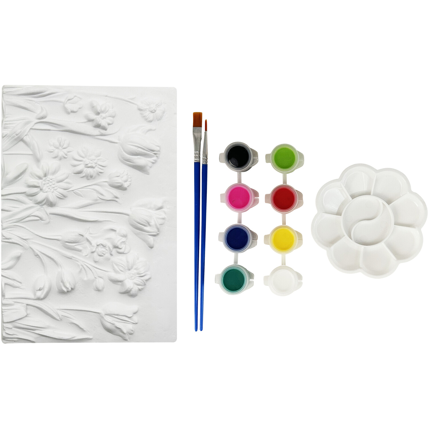 Paint Your Own 3D Plaster Flower Display Image 5