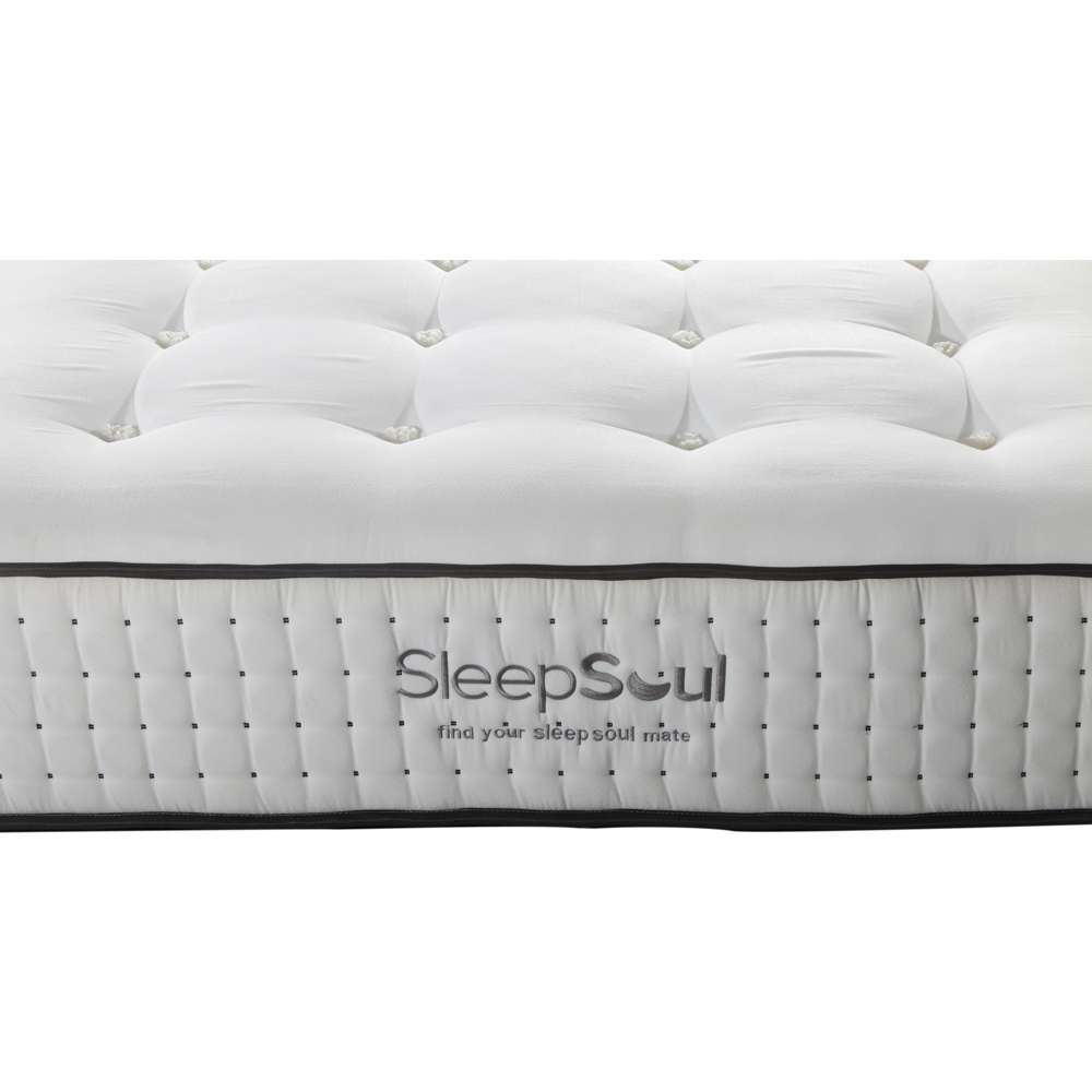 SleepSoul Harmony King Size White 1000 Pocket Sprung Memory Foam Mattress Image 3