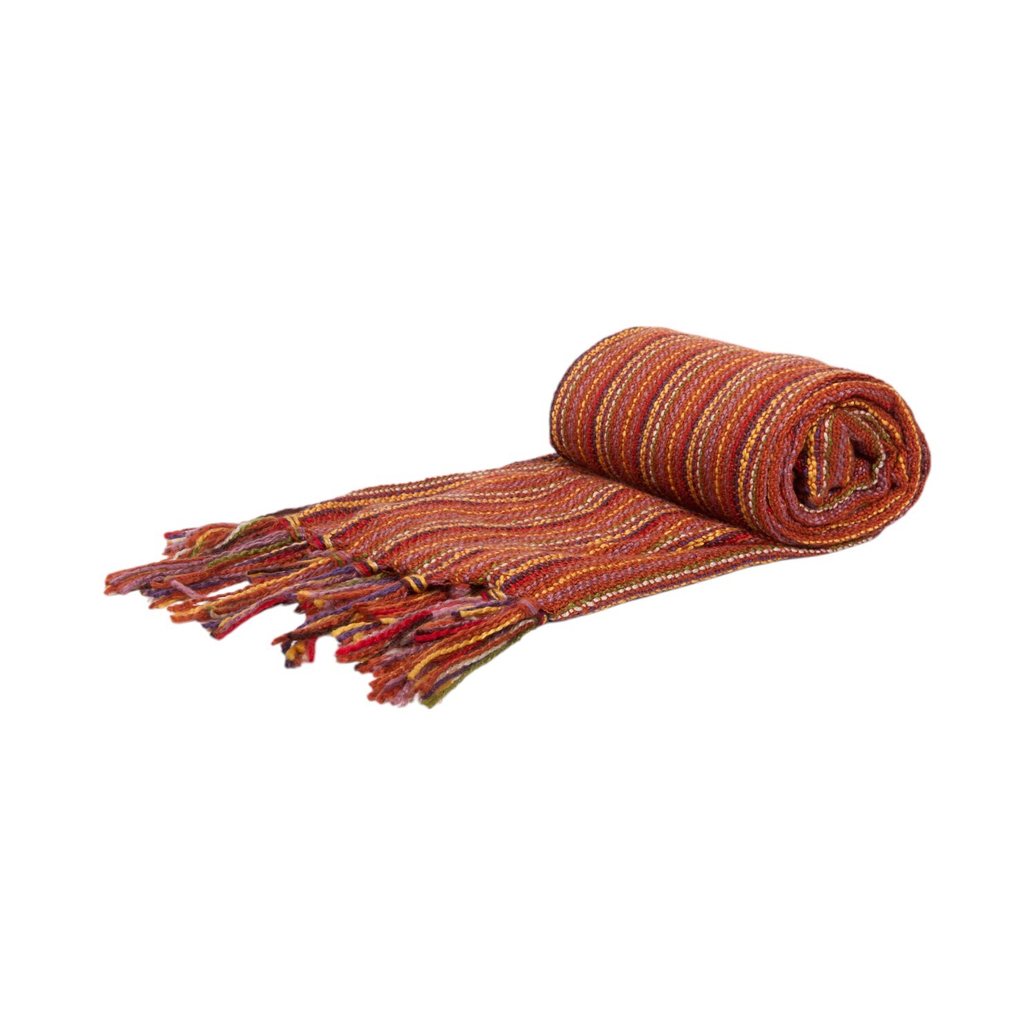 Saffron Woven Throw Multicolour Image 5