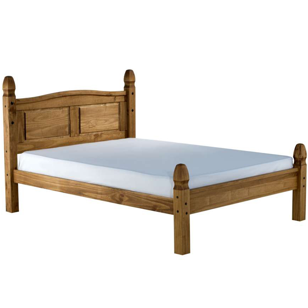 Birlea Corona Double Natural Wax Low End Bed Frame Image 2