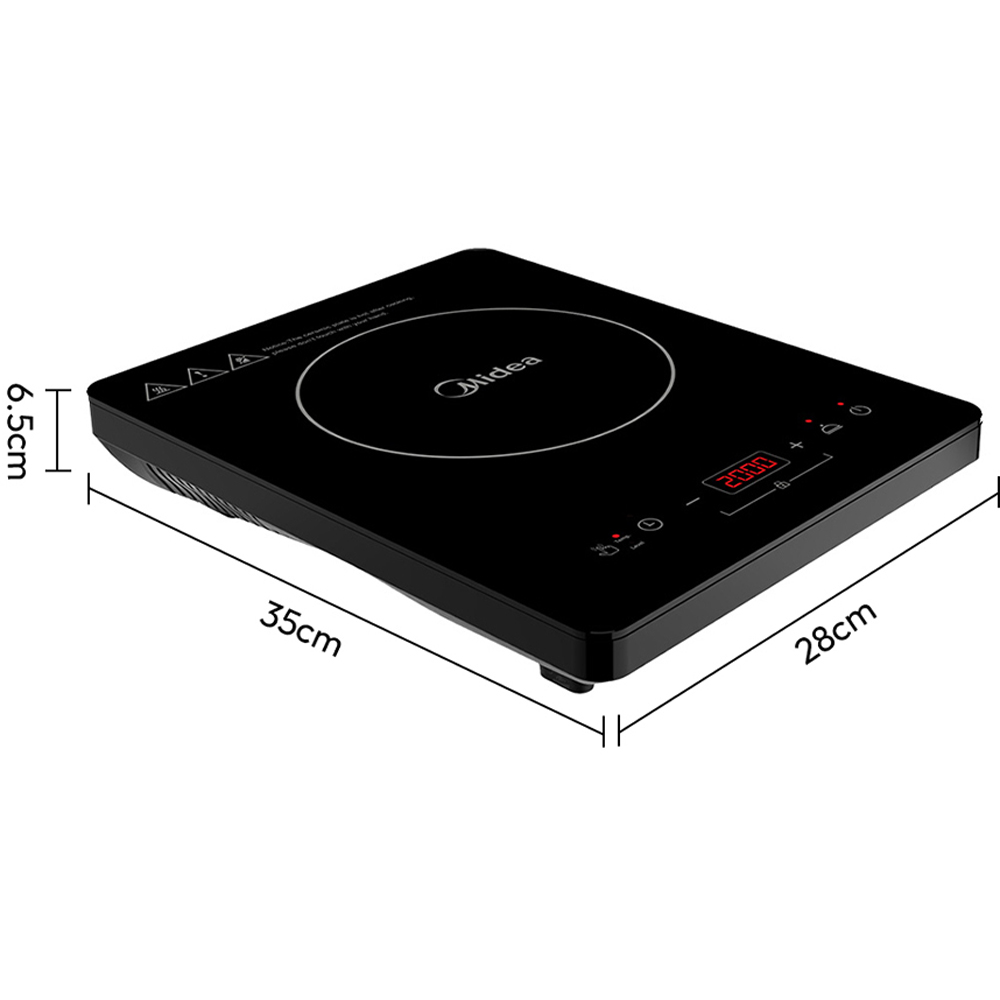 Midea AJ0875 Black Induction Cooker 2200W Image 4