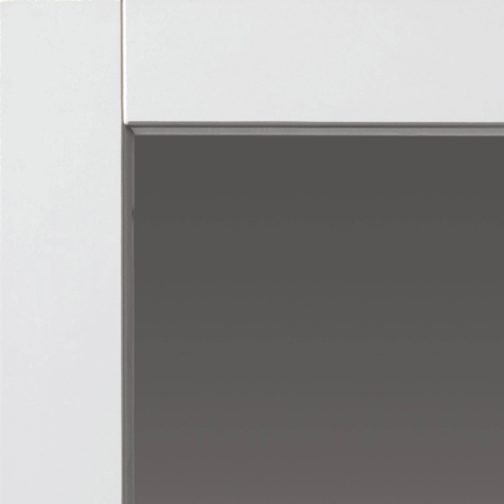 JB Kind Tobago Shaker White Glazed Internal Door 1981 x 762mm Image 3
