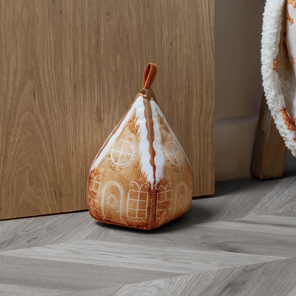Furn Gretel Ginger Velvet Door Stop Image 2