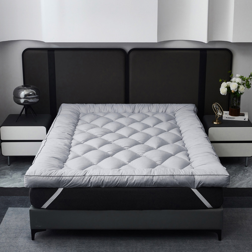 Ezysleep King Size Shredded Memory Foam Mattress Topper 4 inch Image 2