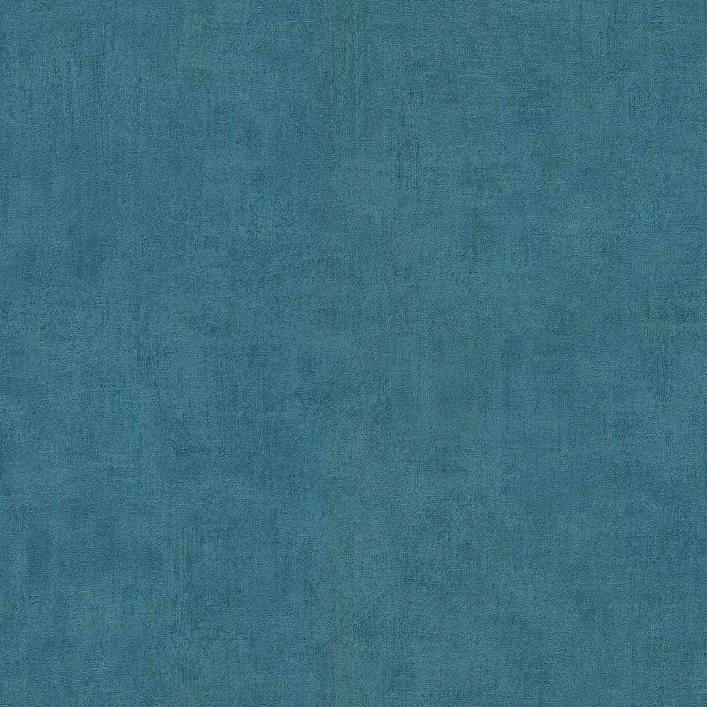 Grandeco Annabella Distressed Plaster Teal Blue Textured Wallpaper Image 1