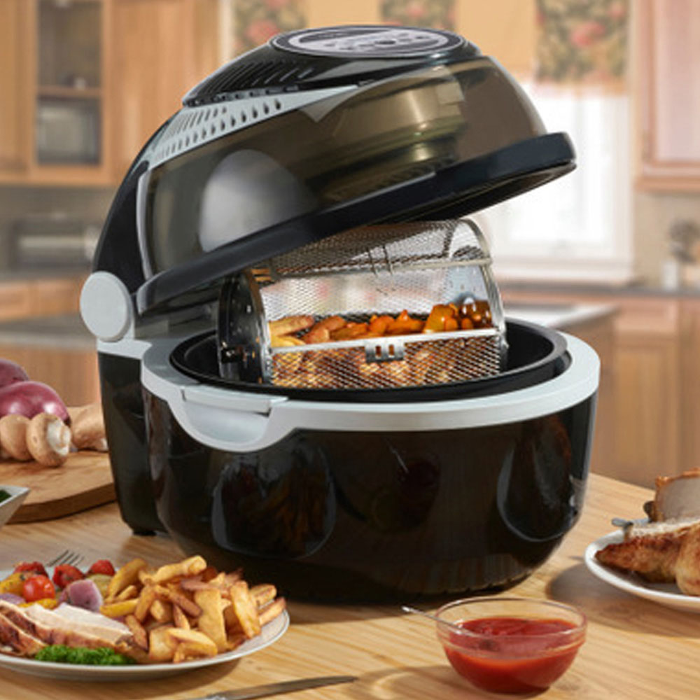Cooks Professionals G4396 Black 10L Rotisserie Air Fryer Image 8