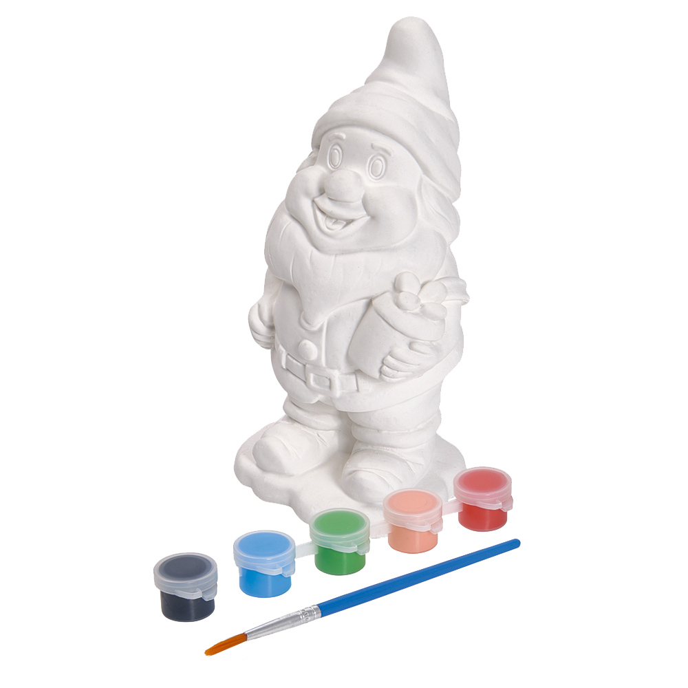 Wilko Paint Your Own Garden Gnome Image 1