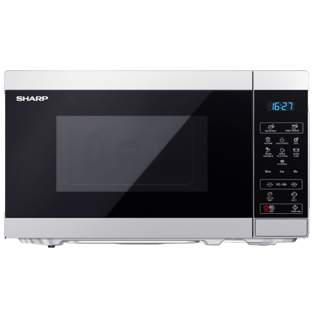 Sharp Silver 20L Solo Electronic Control Microwave 800W Image 1