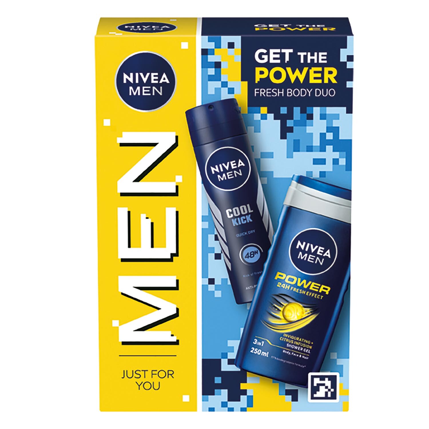 Nivea Men Get the Power Fresh Body Duo - Blue Image 2