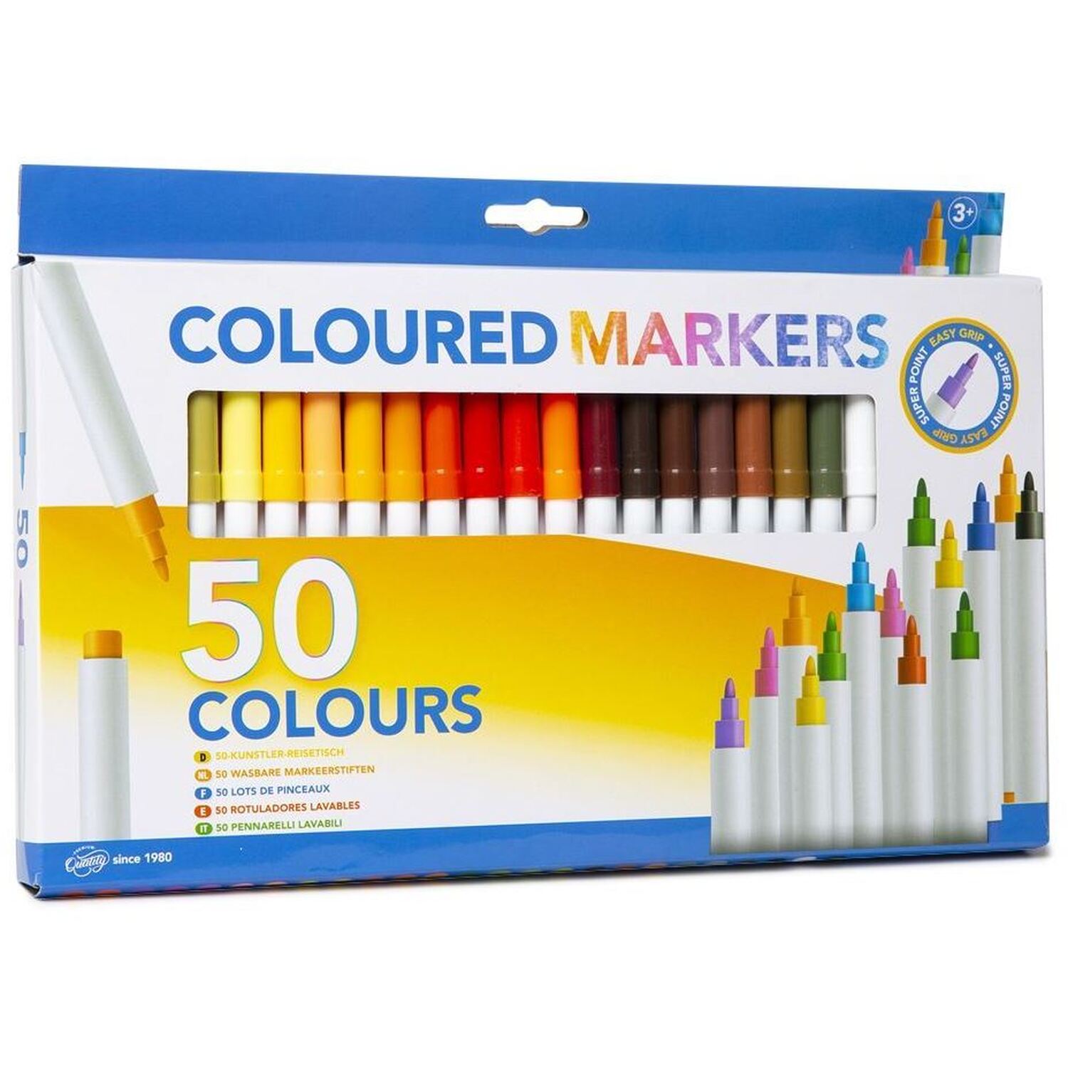 Pack of 50 Coloured Markers Image