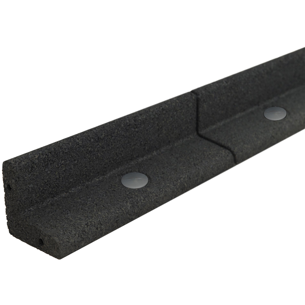 MonsterShop 1.2m 6 Pack Black Flexible Lawn Edging Image 4
