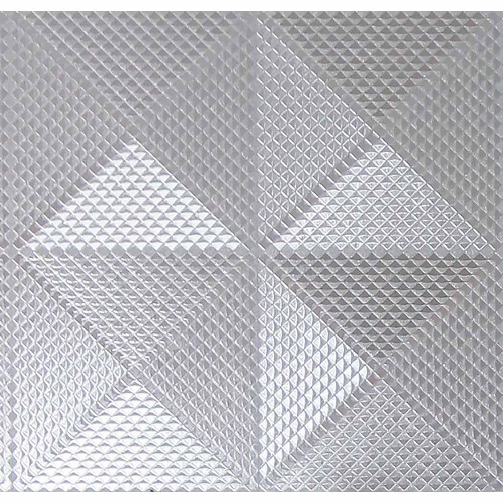 Arthouse Geo Diamond Foil Silver Wallpaper Image 1