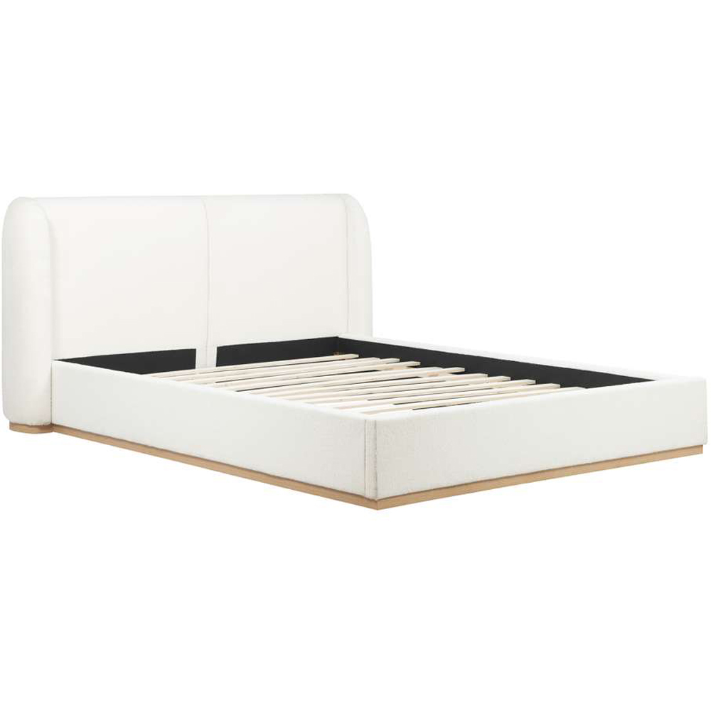 Birlea Eden King Size Boucle Bed Frame with Curved Headboard Image 2