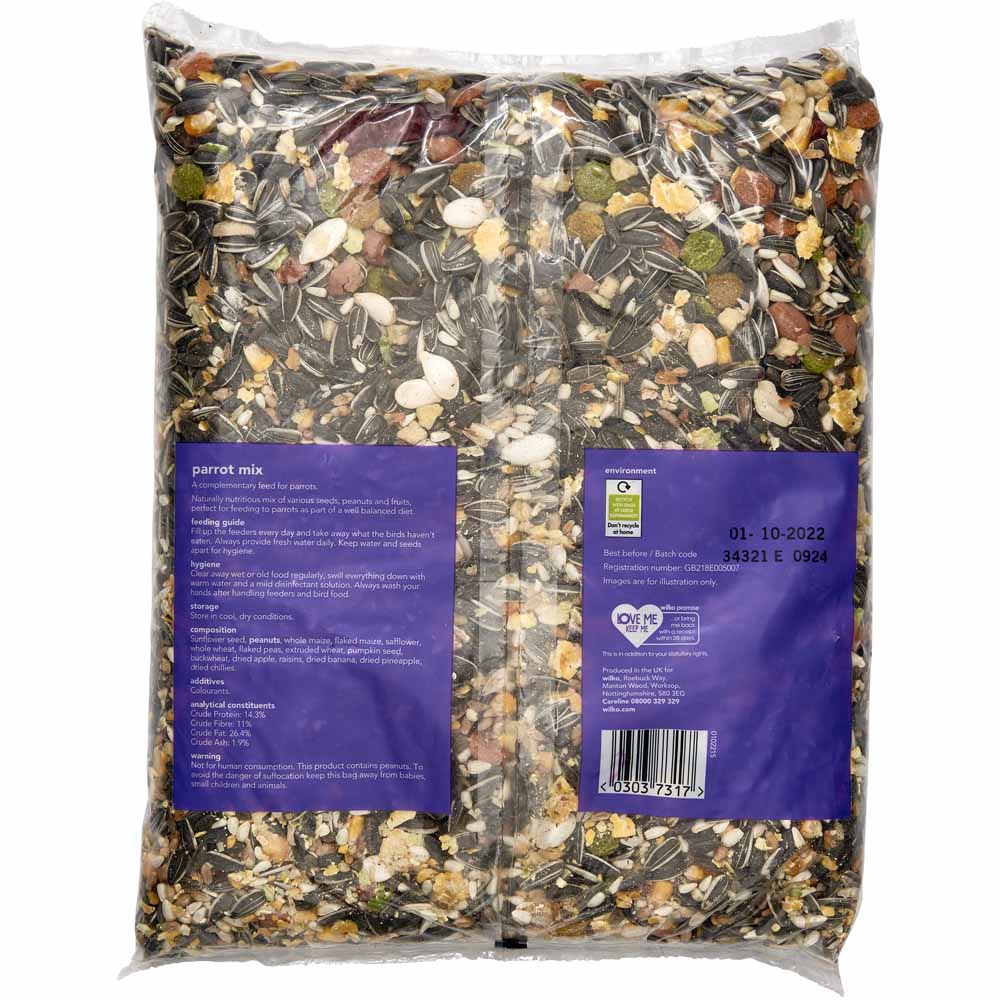 Wilko Parrot Seed 1.5kg Image 2