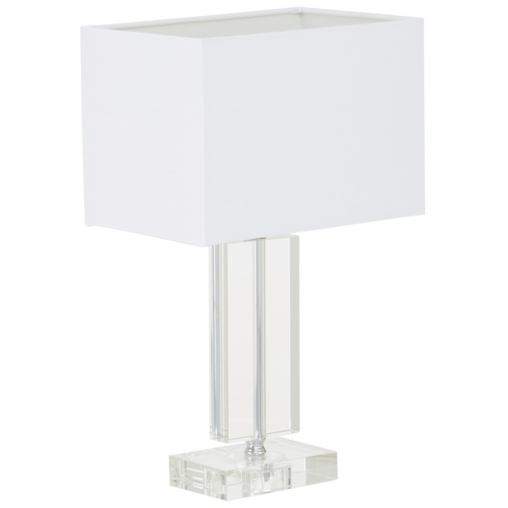 Premier Housewares Rectangular Artisan Table Lamp Image 2