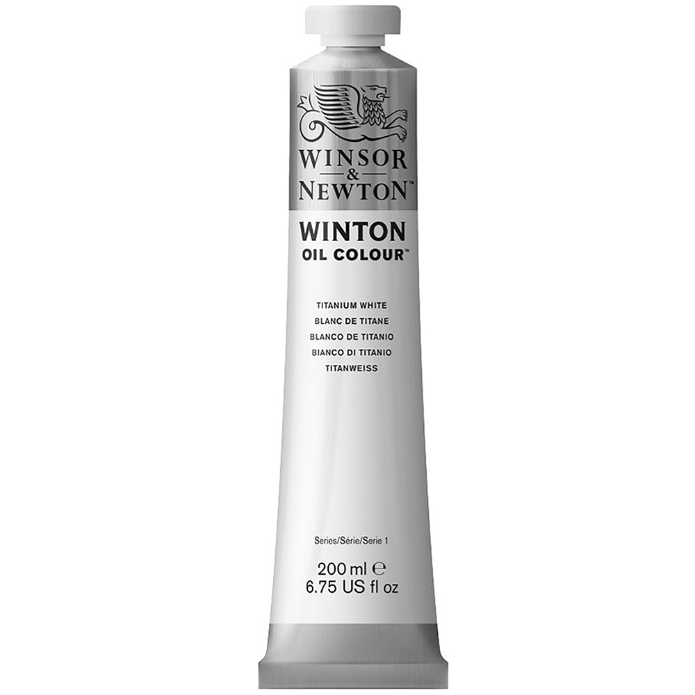 Winsor & Newton Titanium White Winton Oil Paint 200ml Image