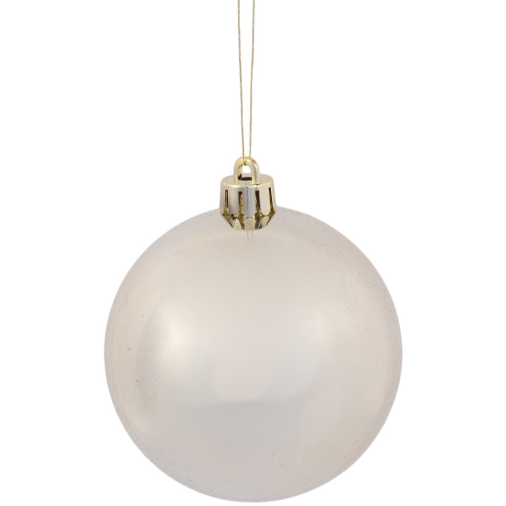 Pack of 16 Amber Charm Festive Baubles Image 3