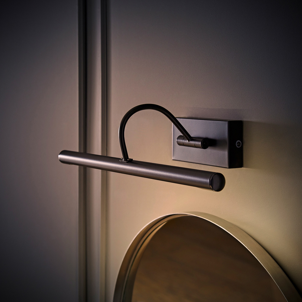 ValueLights Alana Matte Black LED Wall Light Image 2