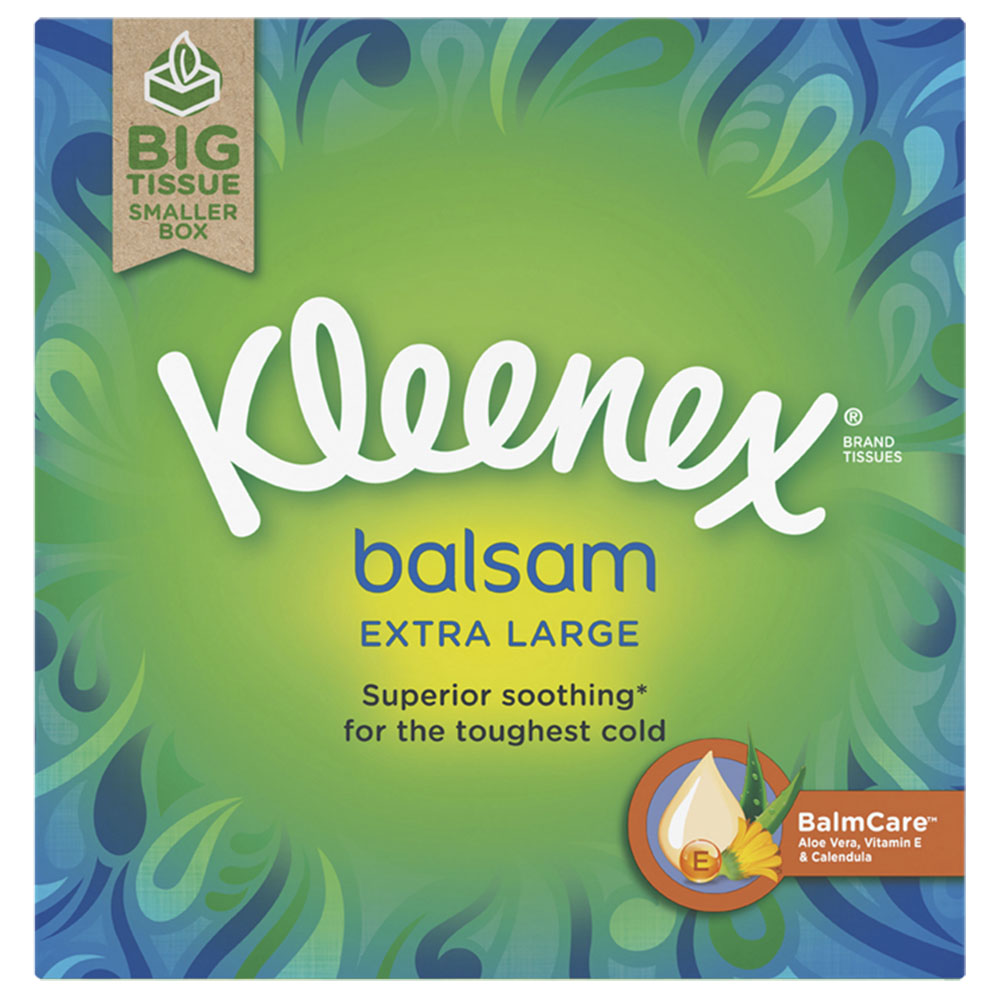 Kleenex Balsam Compact Ultra Soft Tissue Single Box 40 3ply Image 1