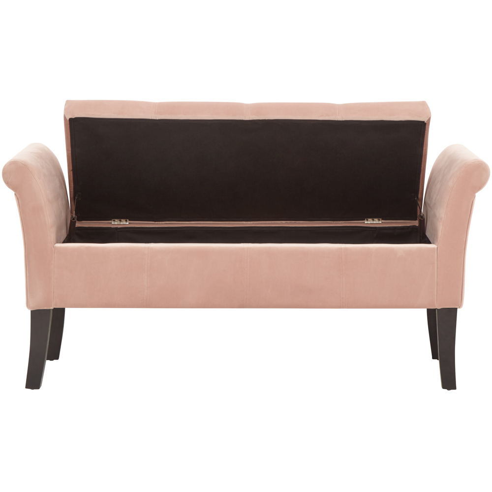 GFW Osborne Blush Pink Upholstered Window Seat Image 3