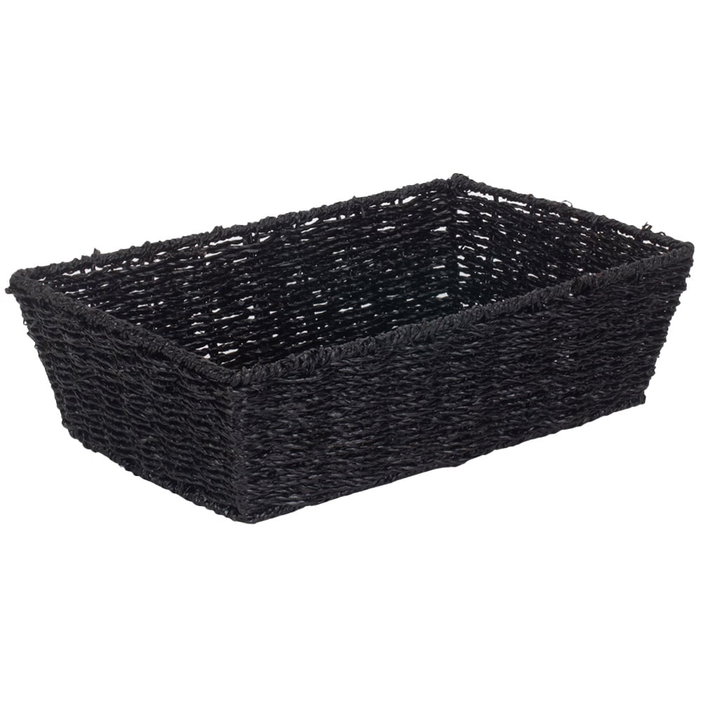 Red Hamper Large Black Paper Rope Tray Image 1