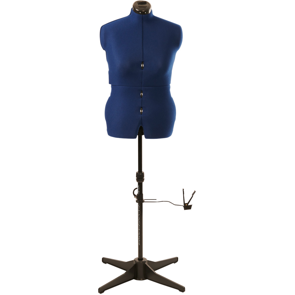 Sewing Online 023817-NVY Navy Adjustable 8-Part Dressmakers Dummy with Hem Marker Medium Image 2