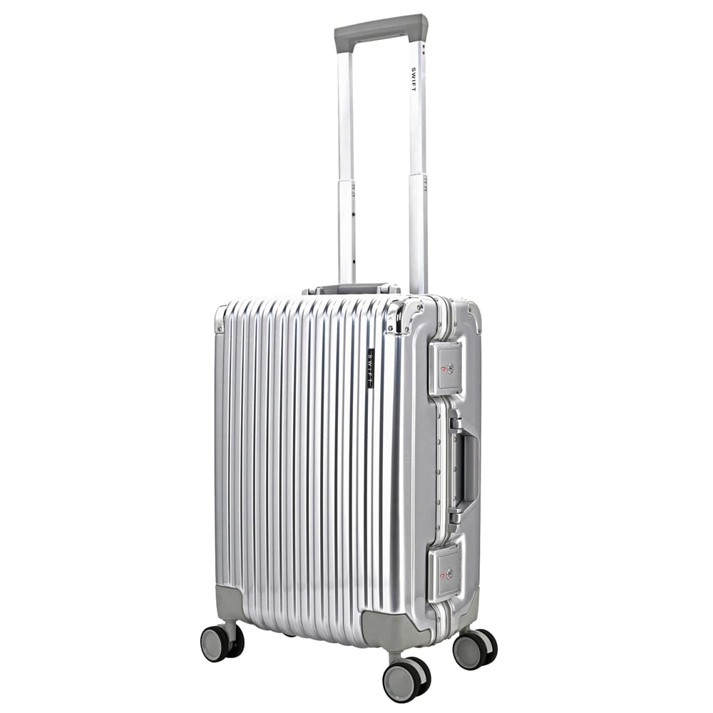 Swift Blaze Luggage Case - Silver / Large Case Image 1