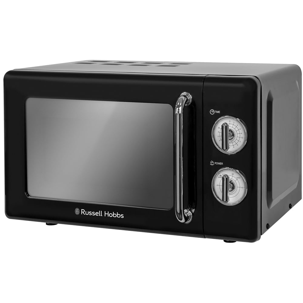 Russell Hobbs RHRETMM705B-N Black 17L Compact Solo Manual Microwave 700W Image 1