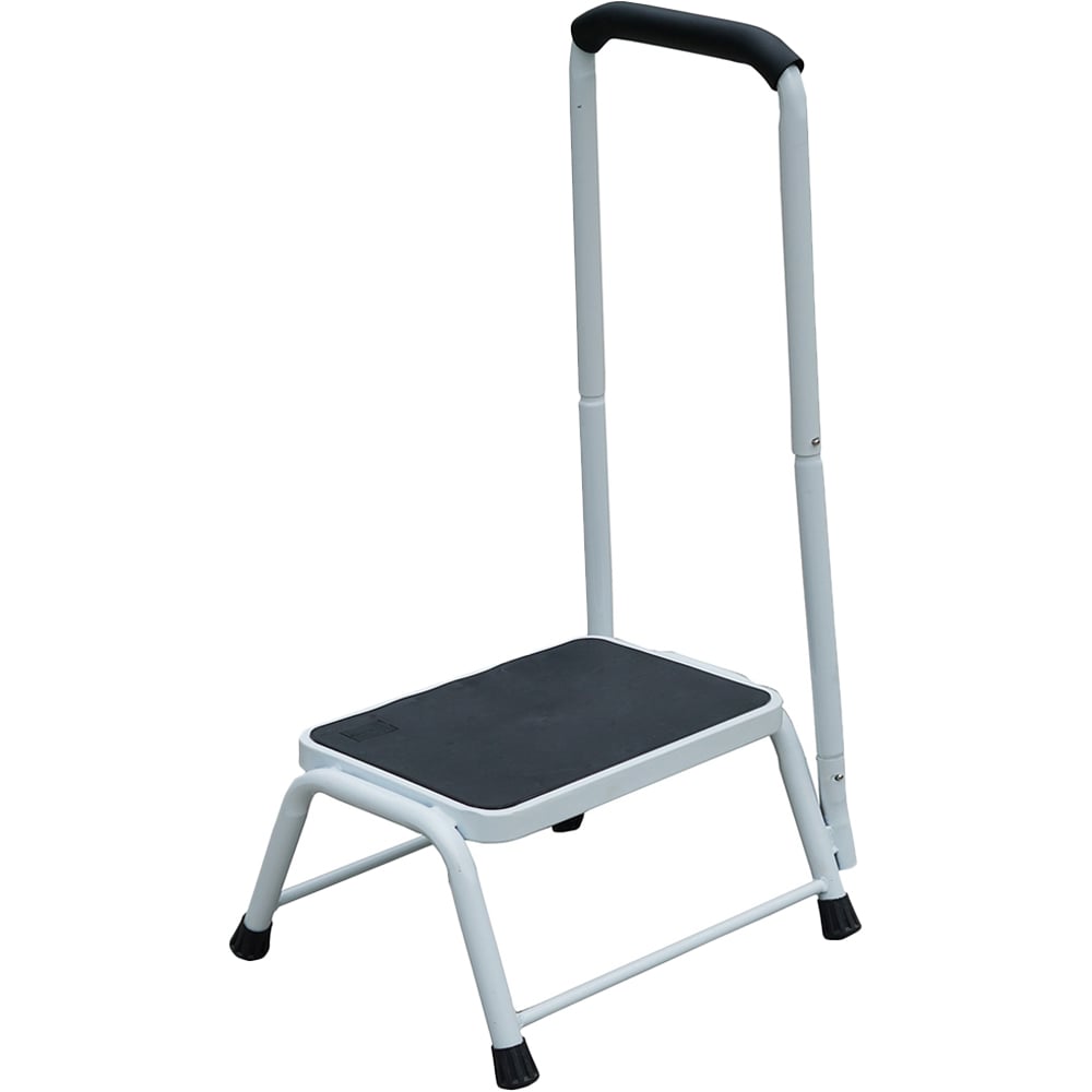 Gr8 Home Non Slip Mat Step Stool with Handrail Image 1