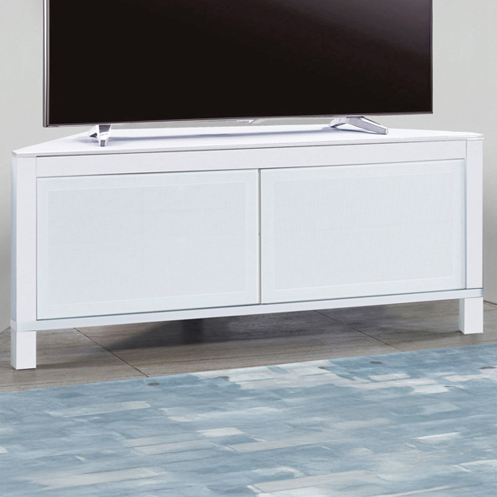 MDA Designs Volans 2 Door White TV Unit Image 1