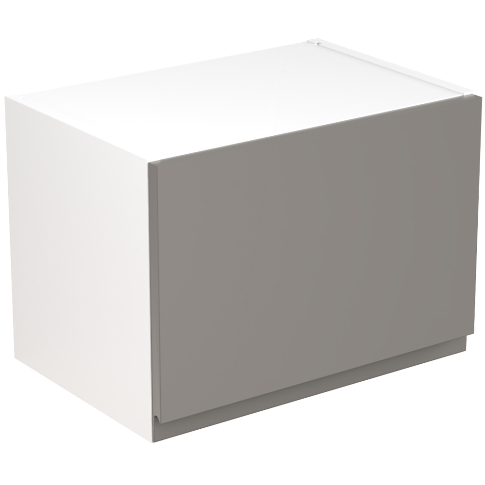 Kitchen Kit J-Pull Matt Dust Grey Bridging Wall Kitchen Cabinet Flatpack 500mm Image 1
