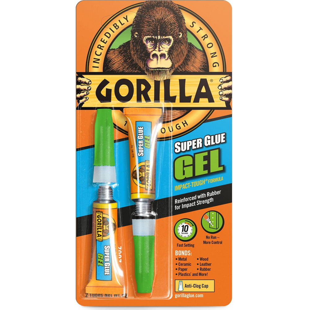 Gorilla 2 pack Super Glue 3g Image 1
