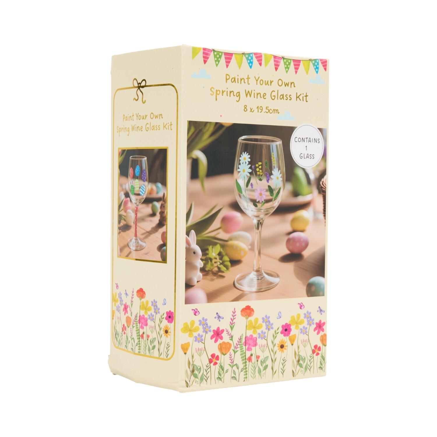 Paint Your Own Easter Wine Glass Kit Image 2