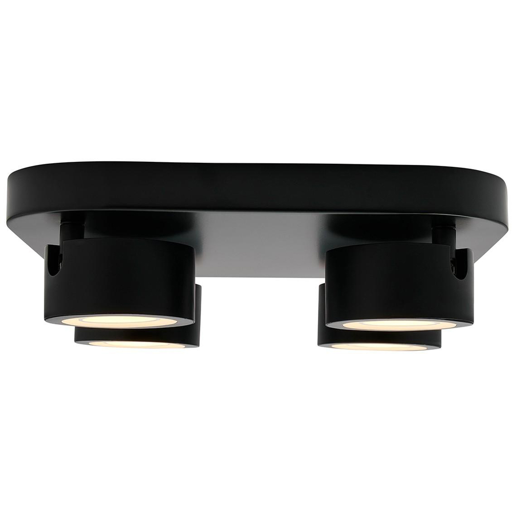 Nordlux Clyde 4-Spot Black Ceiling Light Image 5